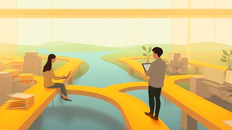 Un espacio de trabajo tranquilo y conectado