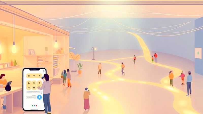 Conexión intuitiva en un mundo digital cálido