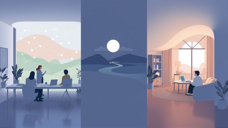 Ilustración profesional: crecimiento estratégico y adaptación