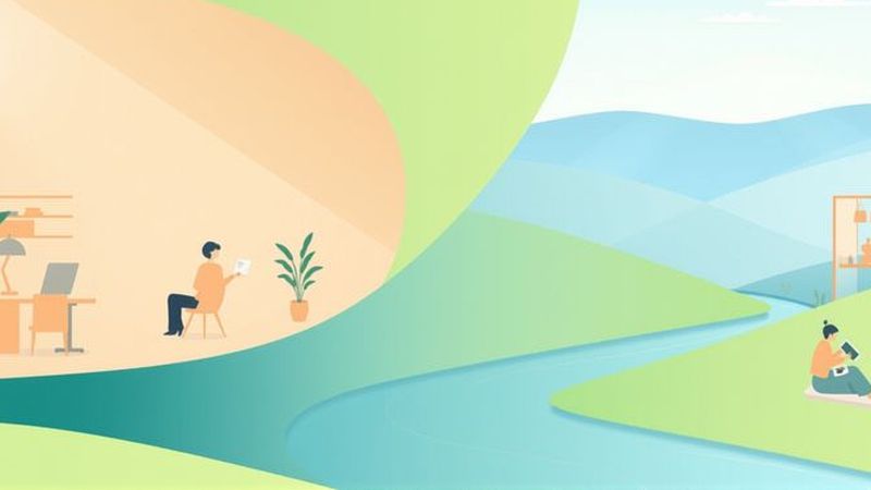 Un espacio laboral sereno y colaborativo