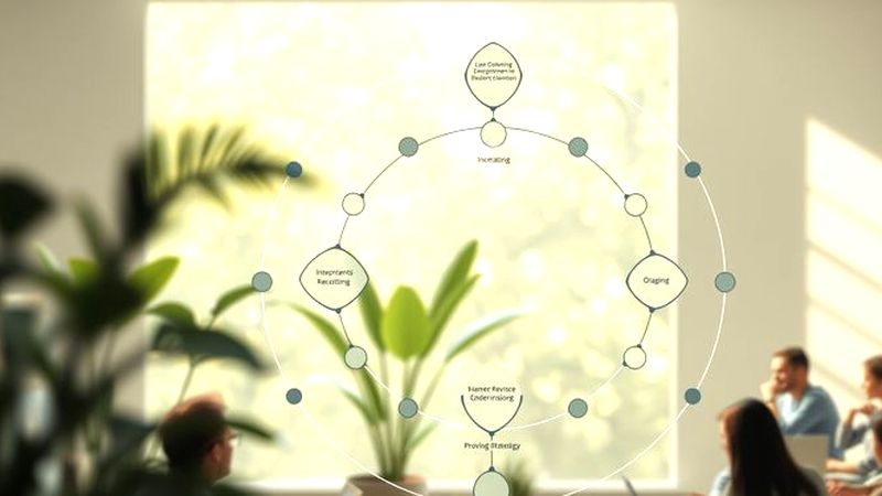 Crecimiento iterativo visualiza evolución orgánica y optimismo