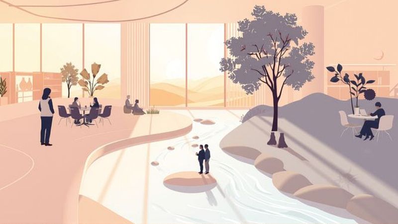 Un espacio de trabajo invita a la colaboración y descubrimiento