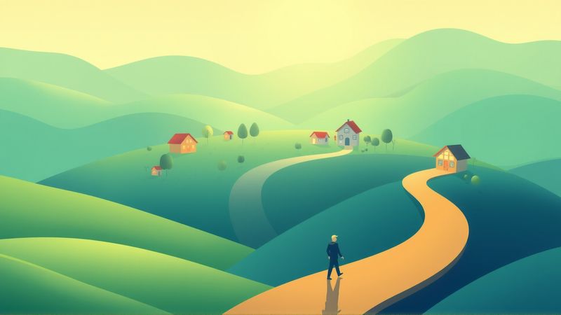 Un camino óptimo guía transformaciones serenas