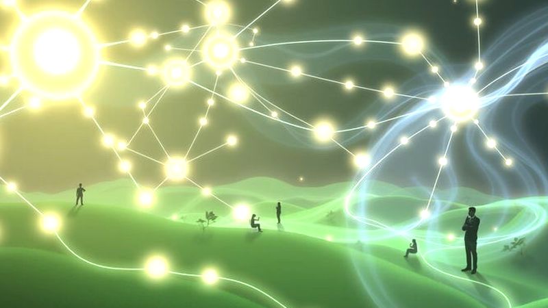 Redes luminosas transmiten conocimiento y conexión