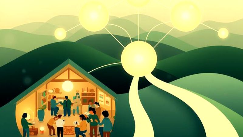 Un centro luminoso promueve un crecimiento sereno