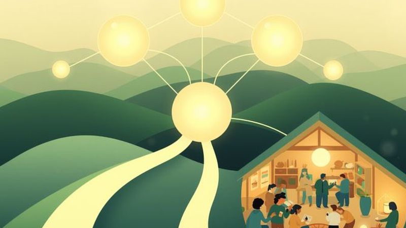 Un centro luminoso promueve un crecimiento sereno