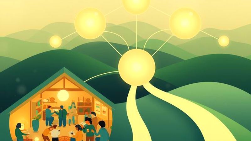 Un centro luminoso promueve un crecimiento sereno