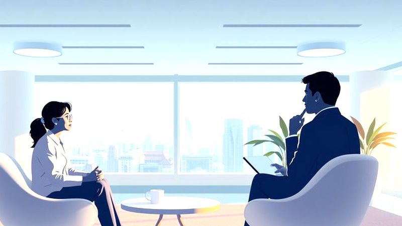 Un espacio de oficina tranquilo inspira confianza