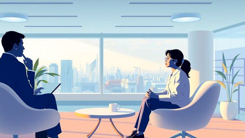 Un espacio de oficina tranquilo inspira confianza