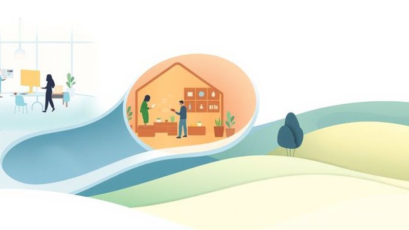 Un espacio de trabajo tranquilo celebra el progreso