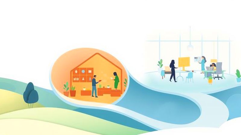 Un espacio de trabajo tranquilo celebra el progreso