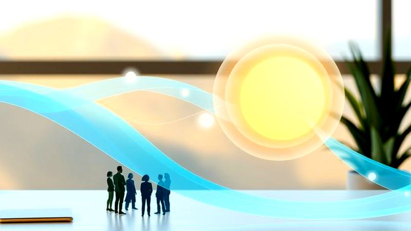 Análisis estratégico visualiza colaboración en calma