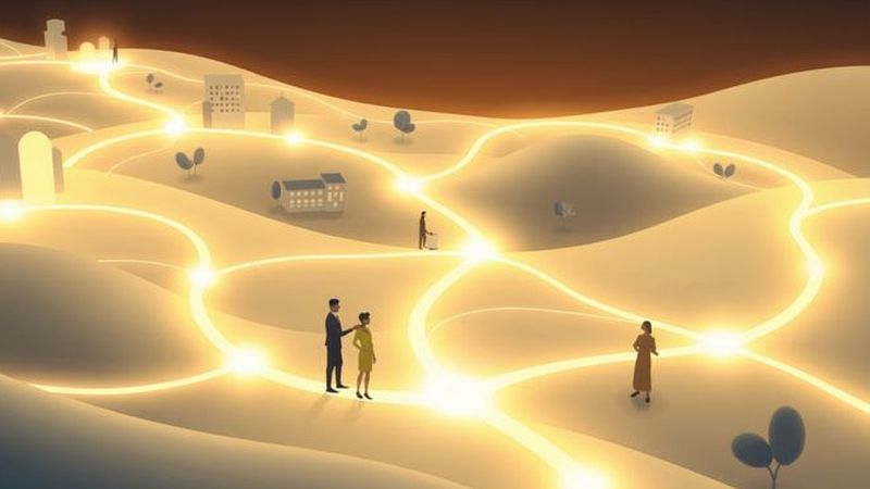 Conexiones digitales brillan en comunidad serena
